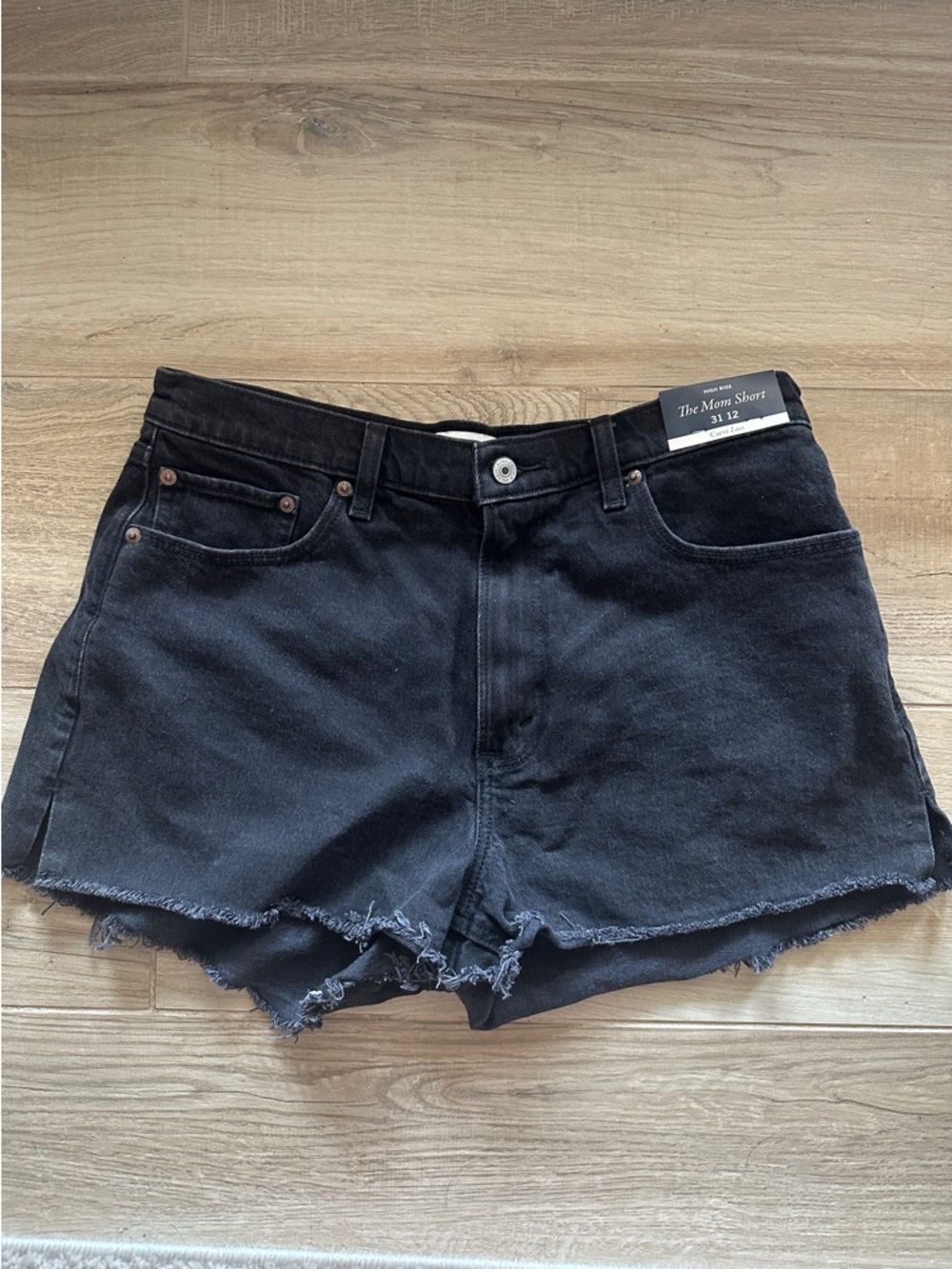 Abercrombie & Fitch Curve Love High Rise-The Mom Short